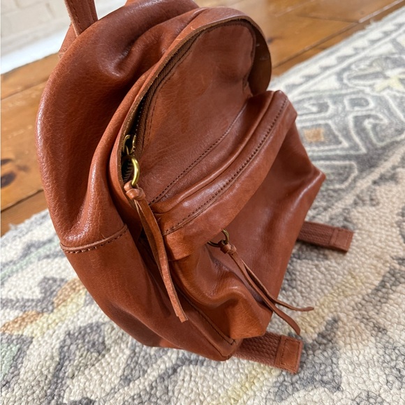 Madewell Tan Leather Detail Backpack - Picture 4 of 6